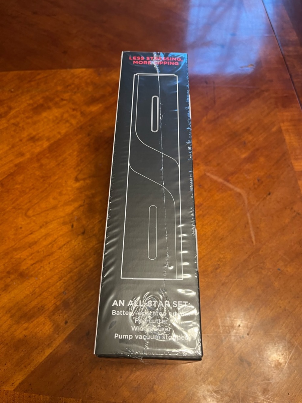NIB Chefman Electric Wine Opener & Foil Cutter - Stainless Steel - Picture 3 of 5